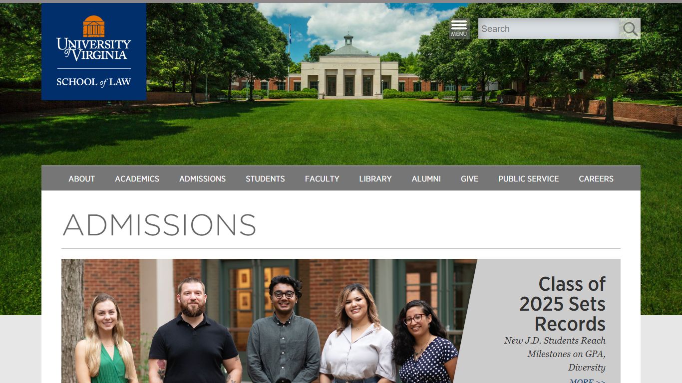 Admissions | University of Virginia School of Law